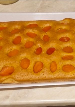 Sárgabarackos sütemény recept fotója