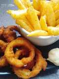 Homemade onion rings