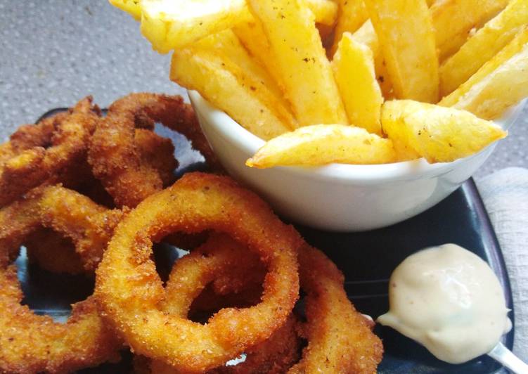How to Prepare Perfect Homemade onion rings