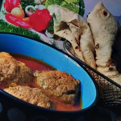 A picture of Bharwan koftay.