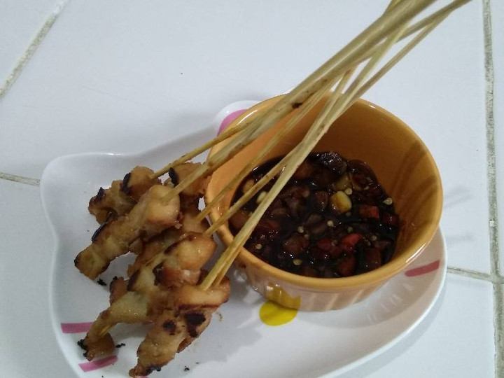 Yuk intip, Resep buat Sate ayam bumbu kacang + sambel kecap  sedap