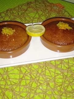 صورة لوصفة بسبوسة بالياغورت روعة روعة