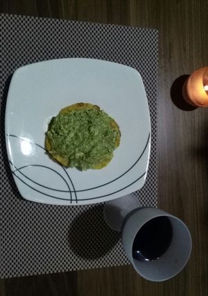 Una foto de Pollo en salsa de cilantro