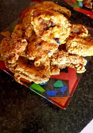 A picture of Restuarant style Fried chicken 🍗🍗.