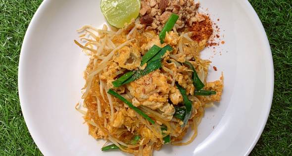 ผัดไทยคีโตมังสวิรัติ