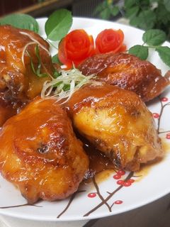 Hình của món Gà rán sốt cay.