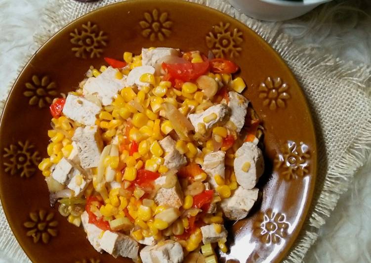 Tumis Tahu dan Jagung