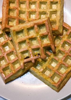 Une photo de Gaufre de courgette