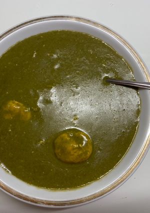 Sóska főzelék tojással recept fotója