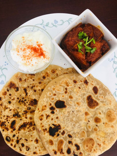 A picture of Paneer paratha.