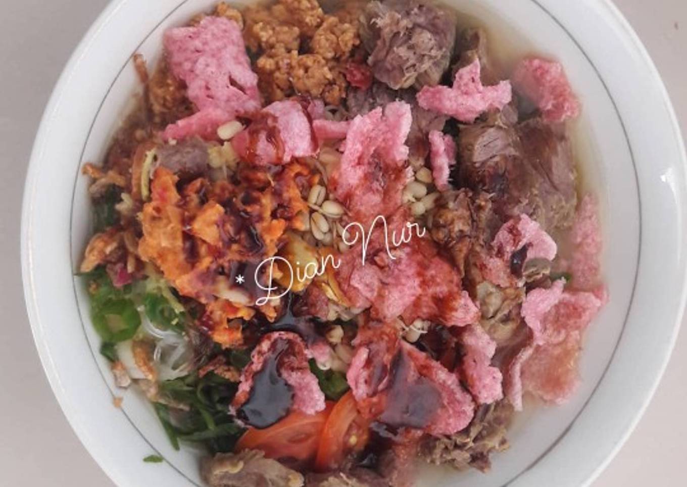 Soto Daging (tanpa santan)