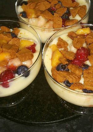 صورة لوصفة تحلية سريعة ولذيذة 🍨