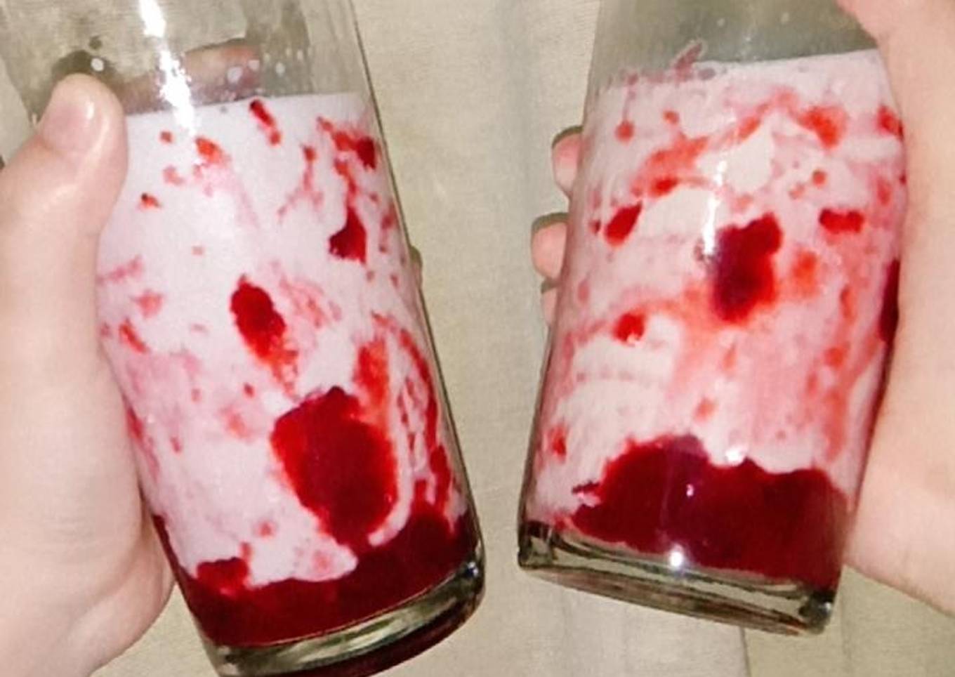 Korean strawberry milk