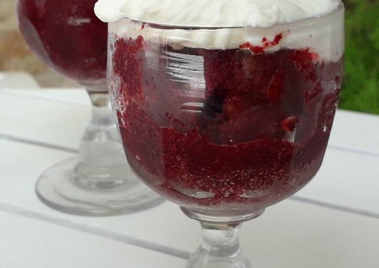 Granita di gelsi rossi