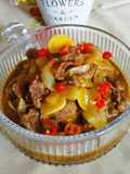 Daging Iris Kecap Pedas