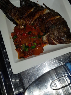 A picture of Grilled tilapia fish.