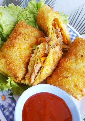 Foto resep Lumpia Ayam Suwir Wortel