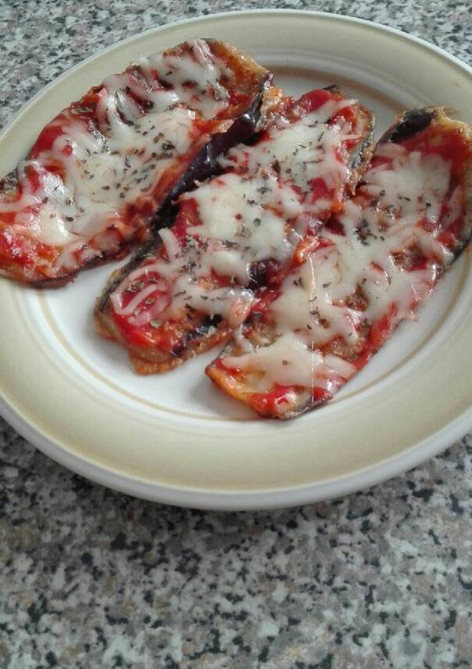 Una foto de Berenjenas pizza