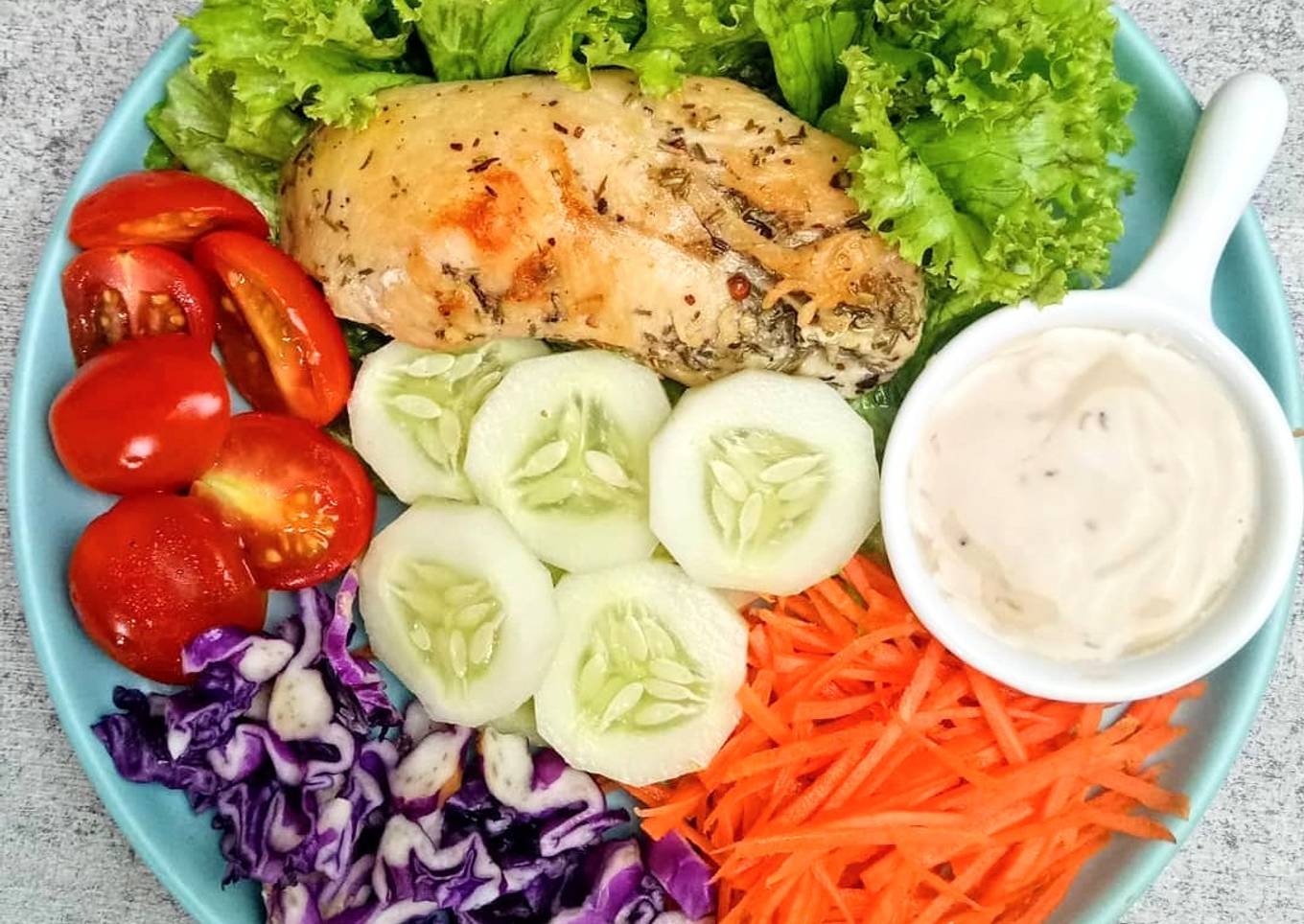 Ayam Panggang Diet Tanpa Minyak