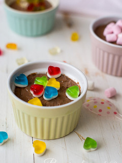 Una foto de Natillas de chocolate