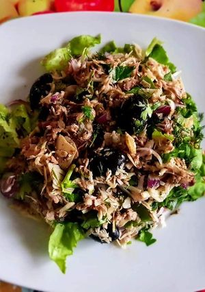 O poză a rețetei Salată cu dressing Caesar.