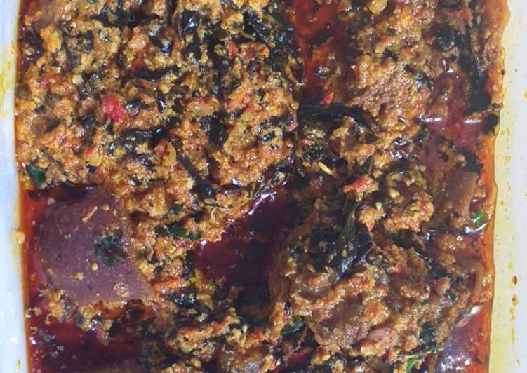 Easiest Way to Make Speedy Egusi with bitter leave