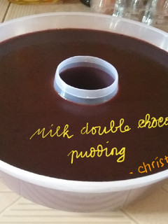 Foto resep Milk Double Chocolate Pudding