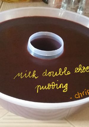 Foto resep Milk Double Chocolate Pudding