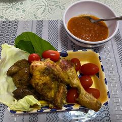 Ayam Goreng Lengkuas A picture of Ayam Goreng Lengkuas.