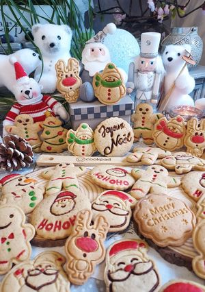 Une photo de Sablés de Noël 🎅 Épices Speculoos et Pain d'épices 🎅🌟🌲