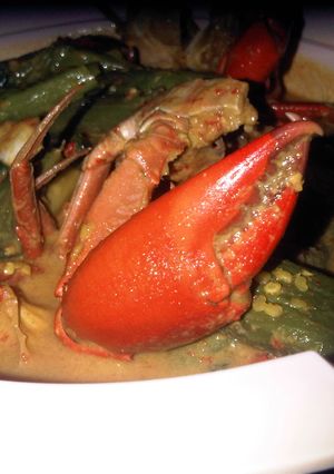 Foto resep Gulai Kepiting Terong Hijau