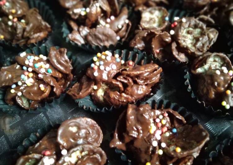 Corn flak coklat