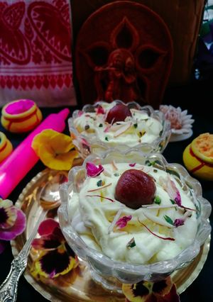 জামুন ঠান্ডাই মুস্ (Jamun thandai mousse recipe in Bengali) রেসিপির প্রধান ছবি