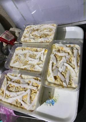 A picture of Banana and Jackfruit Coconut Ice Cream.