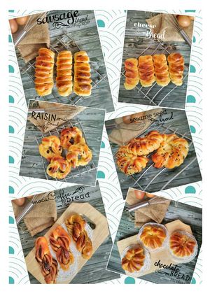 Foto resep Roti manis metode roti Taiwan