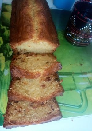 Une photo de Cake aux fruits confits et raisin sec