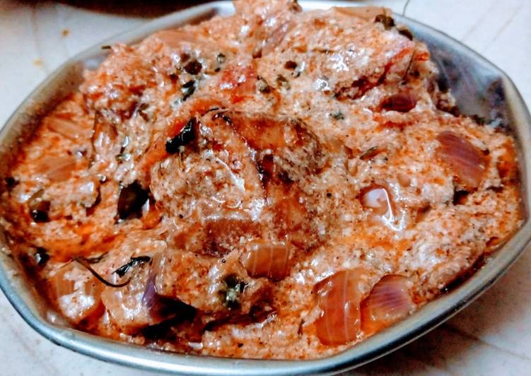 দই চিকেন(curd chicken recipe in Bengali)