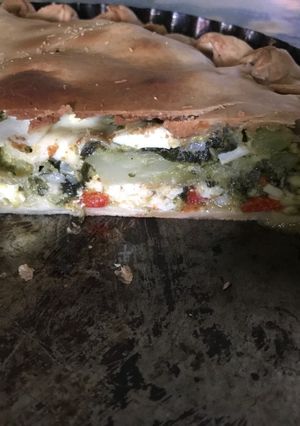 Una foto de Tarta de verdura y pollo