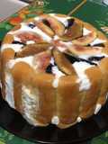Charlotte aux figues, brousse et fromage blanc