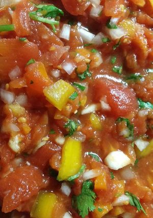 A picture of Big Poppa's Spicy Salsa.