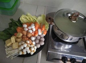 Foto resep Steamboat kuah kaldu ayam