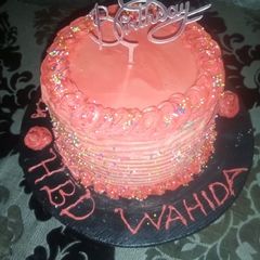 Birthday Cake (Red Velvet and Vanilla) Recipe A picture of Birthday Cake (Red Velvet and Vanilla) Recipe.