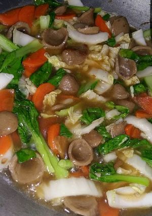 Foto resep Capcay Bakso Sapi sederhana