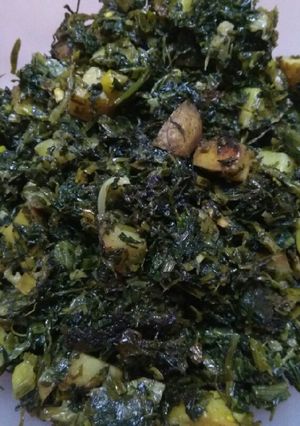 A picture of Methi Aloo.