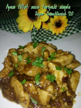 Cara Mudah Membuat Resep Ayam fillet saus teriyaki simple yang Bisa Manjain Lidah Anti Ribet, Sempurna