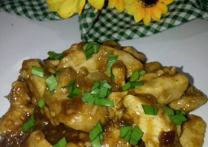 Ayam fillet saus teriyaki simple