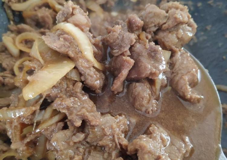 Langkah memasak Beef Teriyaki ala hokben 🌷 yang sempurna