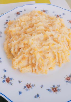 Una foto de Puré de papas con zanahorias