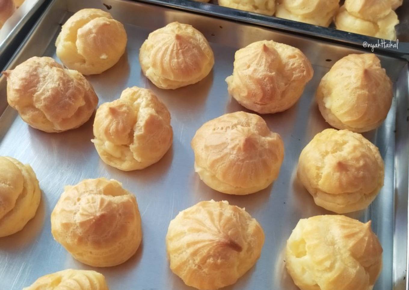 Soes/Kue Sus isi Vla Vanilla