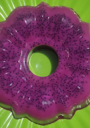 Foto resep Puding Buah Naga